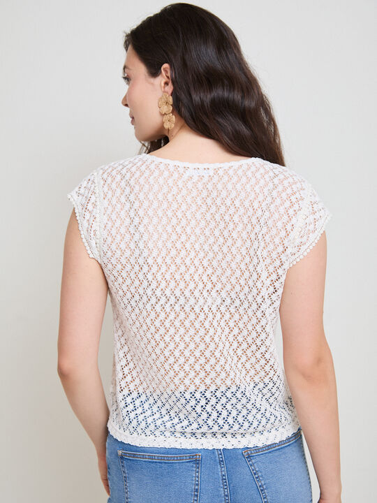 CAMISETA CHOCHET Crudo image number null