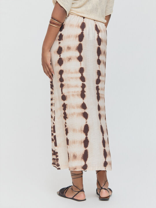 FALDA MIDI BOTONES Crudo image number null