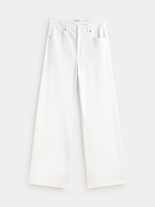 WIDE LEG B&Aacute;SICO Blanco Optico image number null