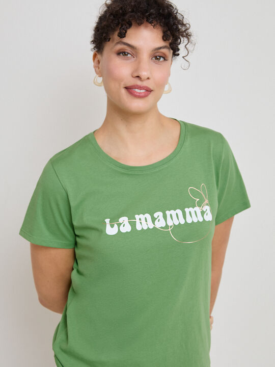 CAMISETA LA MAMMA Oliva Kaki image number null