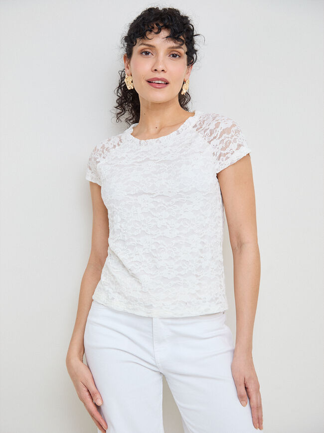 CAMISETA BLONDA RANGLAN Blanco Optico