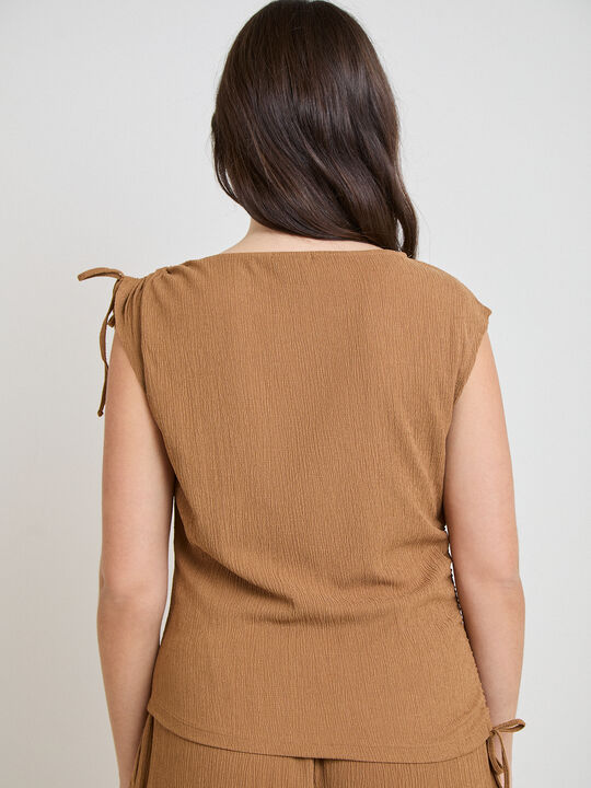 CAMISETA SET ESTRUCTURA FRUNCIDOS Arena image number null