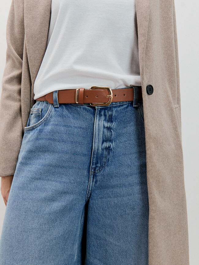 CINTURÓN BÁSICO Camel