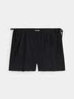 SHORT TEXTURA ESTAMPADO Negro