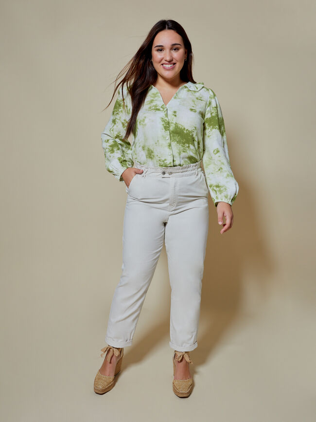 BLUSA FLUIDA TIE DYE Crudo