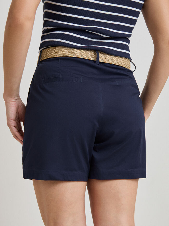 PANTAL&Oacute;N CORTO CINTUR&Oacute;N Azul Marino