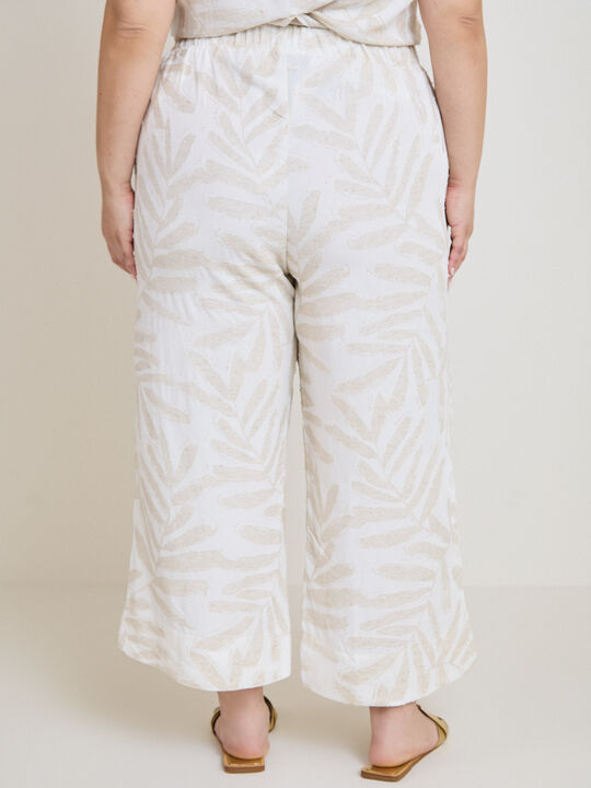 PANTALON BOTONES Beige image number null