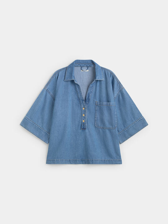 CAMISA VAQUERA GRANDE Mid blue image number null