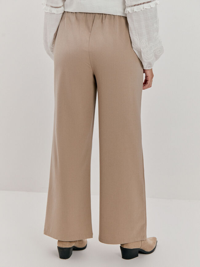 PANTALÓN PALAZZO Vison