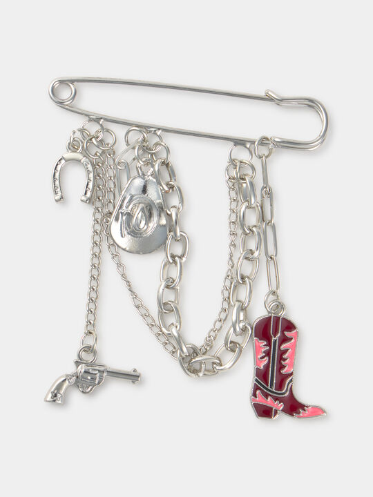 BROCHE ESTILO VAQUERO Plata image number null