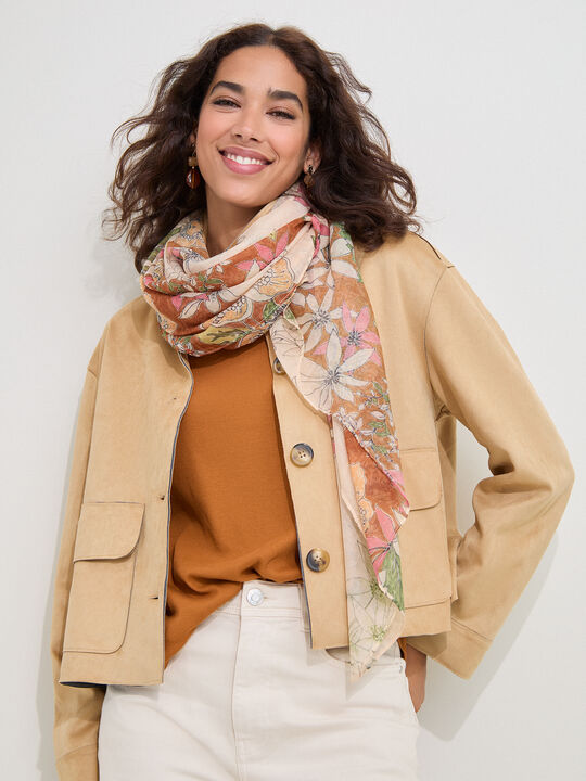 PA&Ntilde;UELO ESTAMPADO ROM&Aacute;NTICO Crudo image number null