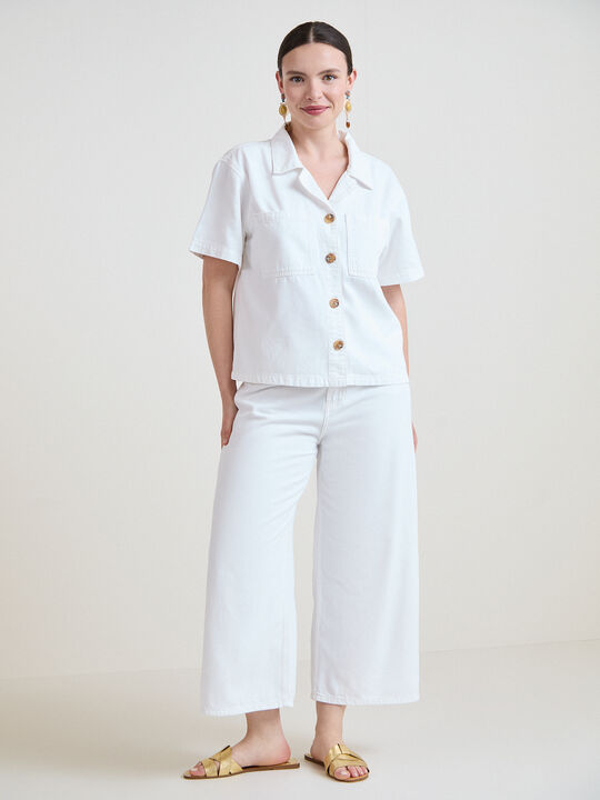 VAQUERO WIDE LEG Blanco Optico image number null