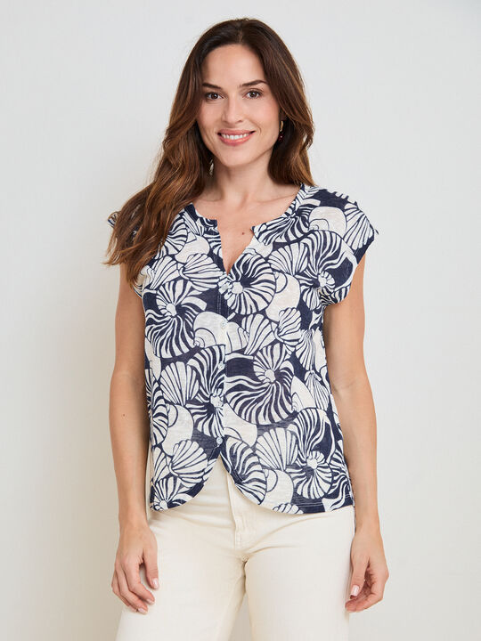 CAMISETA BOTONES Estampado 3 image number null