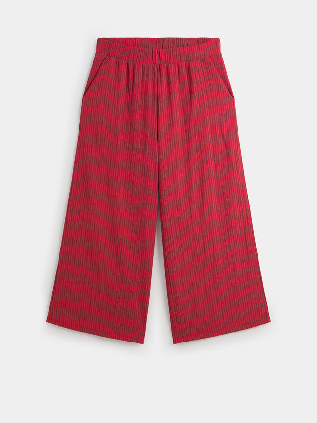 PANTAL&Oacute;N RAYA ROJA Rojo