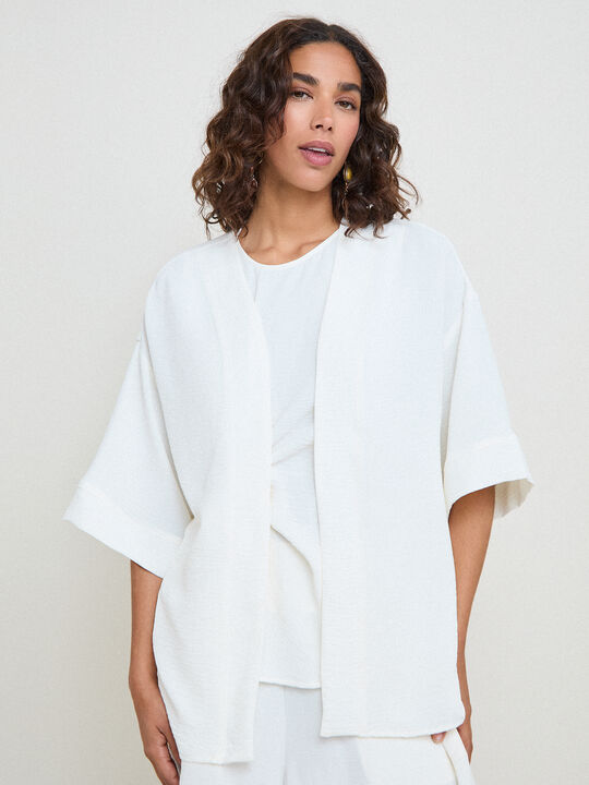KIMONO LAZO Blanco Optico image number null