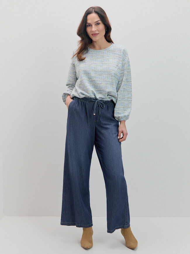 PANTALON VAQUERO SUAVE Dark blue