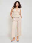 PANTAL&Oacute;N SET ESTRUCTURA Piedra