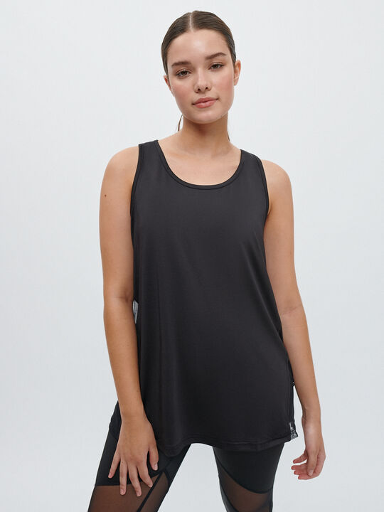 TOP DEPORTIVO MESH Negro image number null