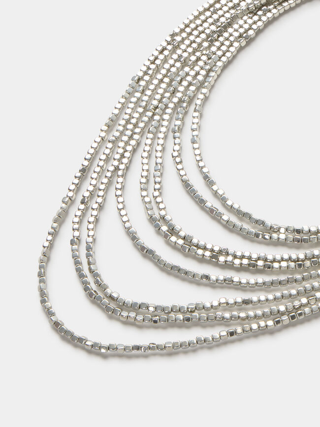 COLLAR CASCADA PLATA Plata