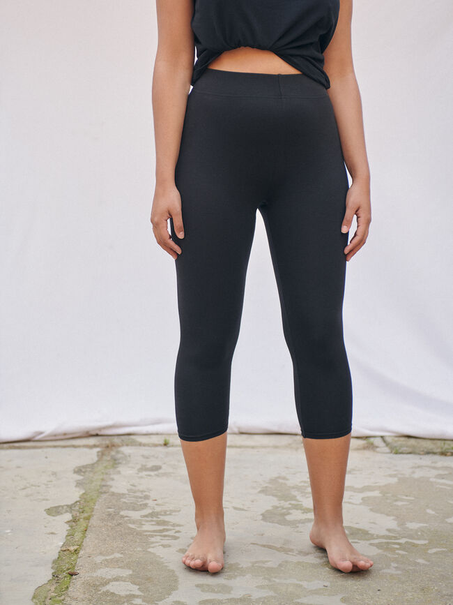 Legging capri Negro