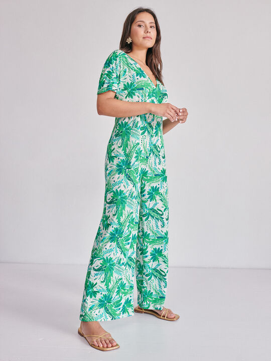 MONO fluido estampado Verde Brillante image number null