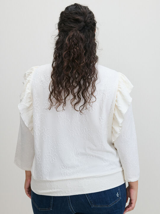 SUDADERA VOLANTES Blanco Hueso image number null