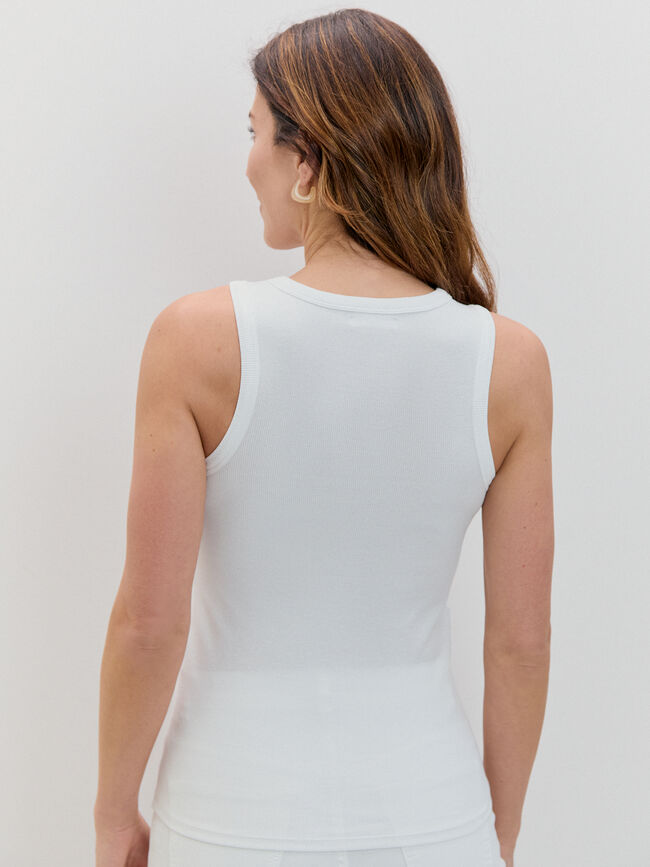 TOP NADADORA Blanco Optico