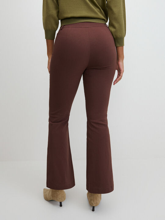PANTAL&Oacute;N BENGALINA FLARE Marron image number null
