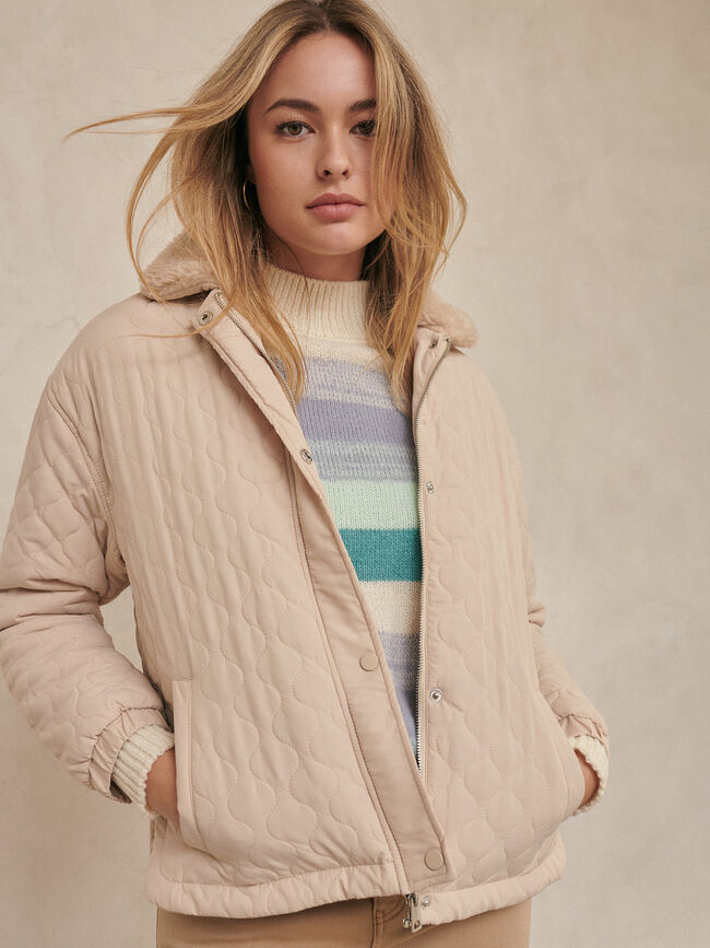 Aeródromo Emborracharse en cualquier momento CHAQUETA CUELLO BORREGUITO | Encuentro Moda PEN |39.99 EUR