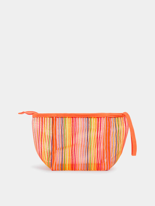 Neceser rayas multicolor naranja golden image number null
