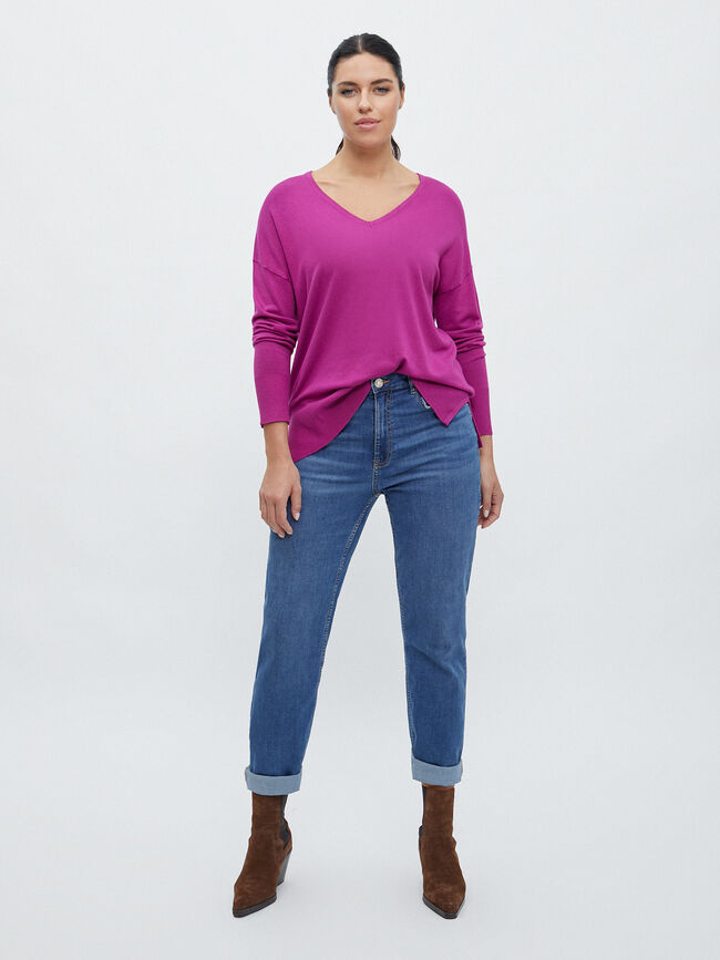 JERSEY CUELLO PICO Morado - 3