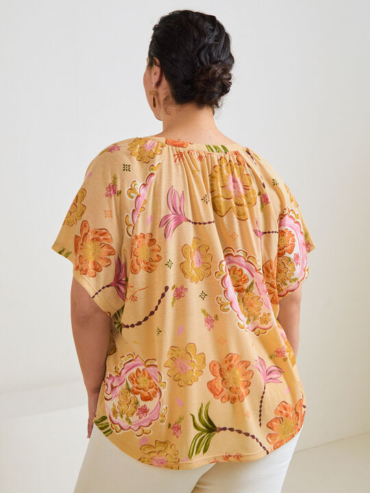 BLUSA MANGA CORTA Estampado 1 image number null