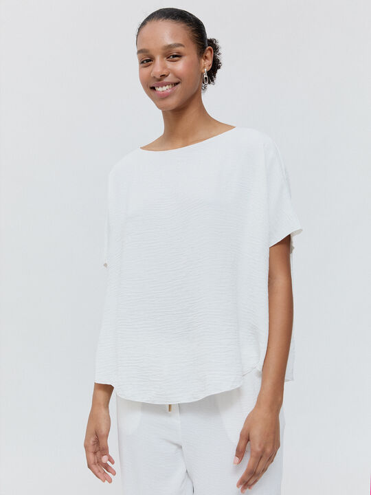 BLUSA NUDO Blanco Optico image number null