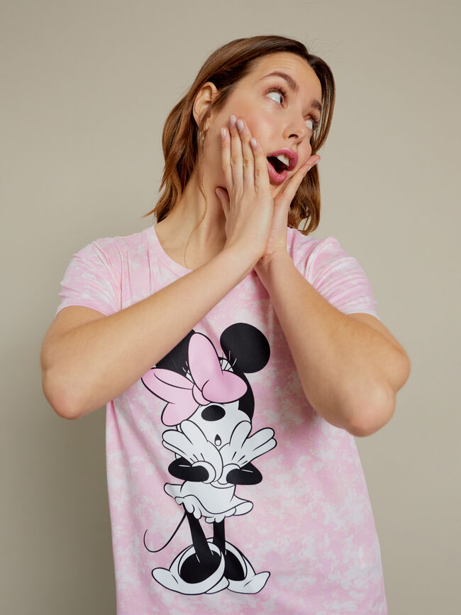 Camiseta tie dye minnie 100% algodón Estampado 2