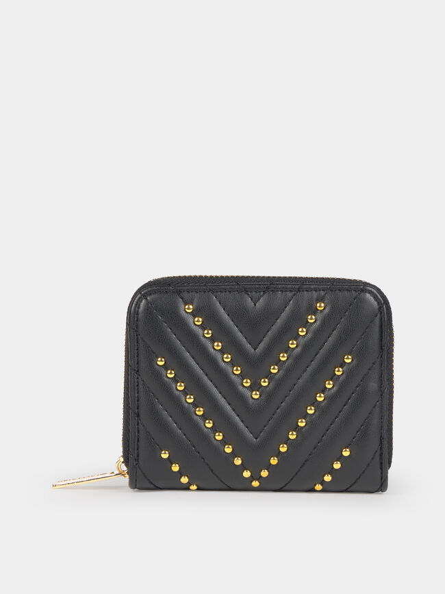 CARTERA TACHAS Negro