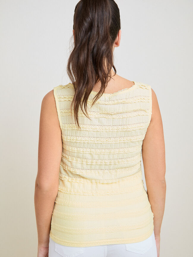 TOP TEXTURA Amarillo Pastel