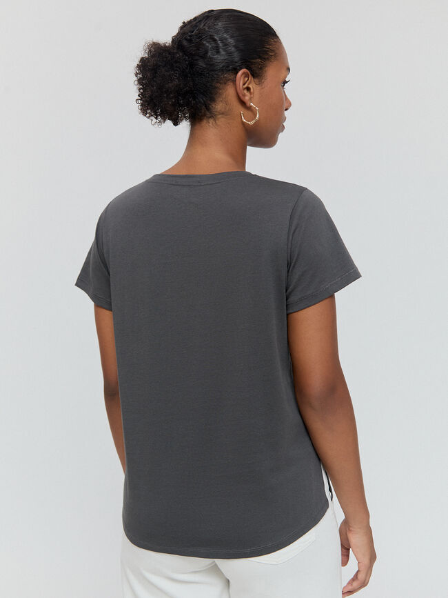 CAMISETA POSICIONAL MARIPOSAS Gris Oscuro