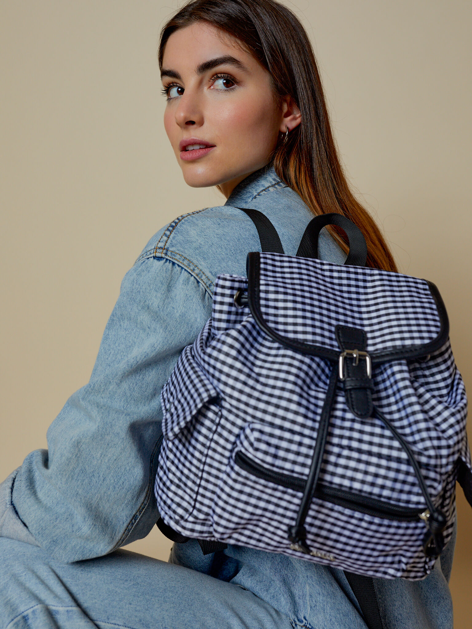Mochila cuadros | Encuentro Moda PEN |19.99 EUR