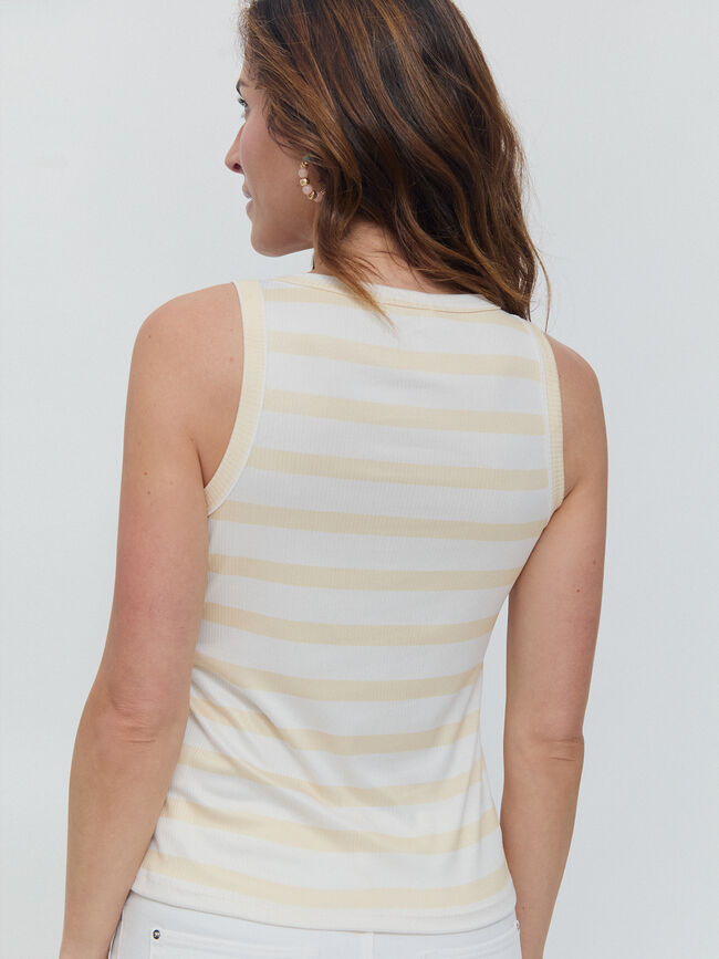 TOP ESTAMPADO Amarillo