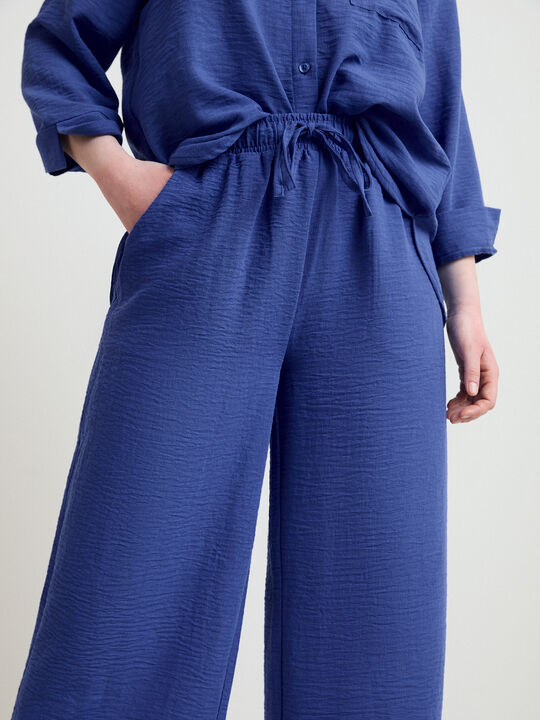 PANTAL&Oacute;N R&Uacute;STICO ANCHO Azulon image number null