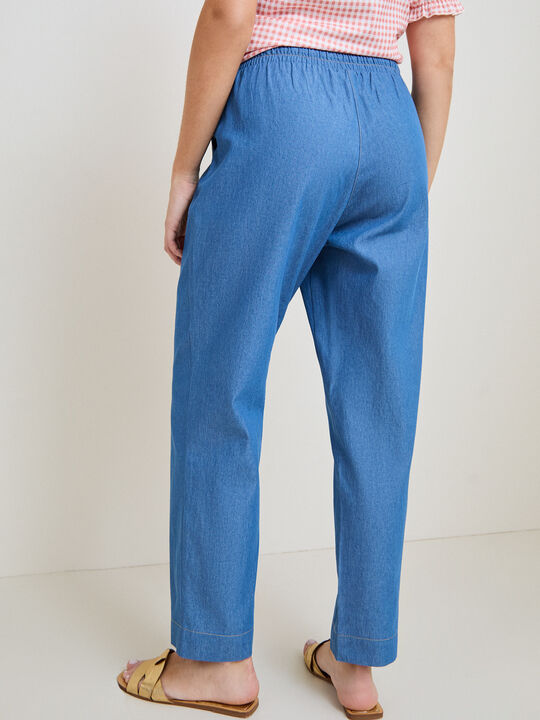 JOGGER FLIDO VAQUERO Light blue image number null