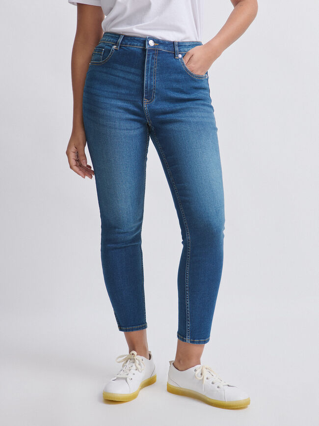 VAQUERO PITILLO CROP Dark blue