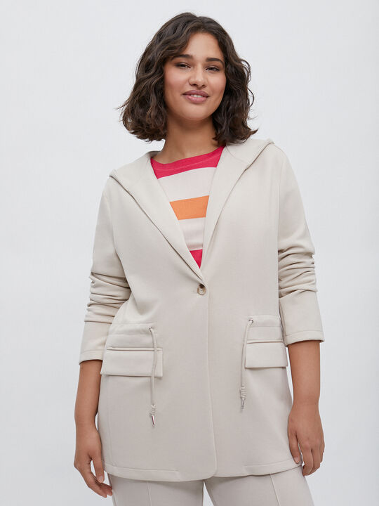 CHAQUETA CAPUCHA PIEDRA OSCURO image number null