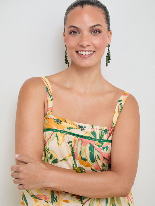 VESTIDO VOLUMEN Crudo image number null