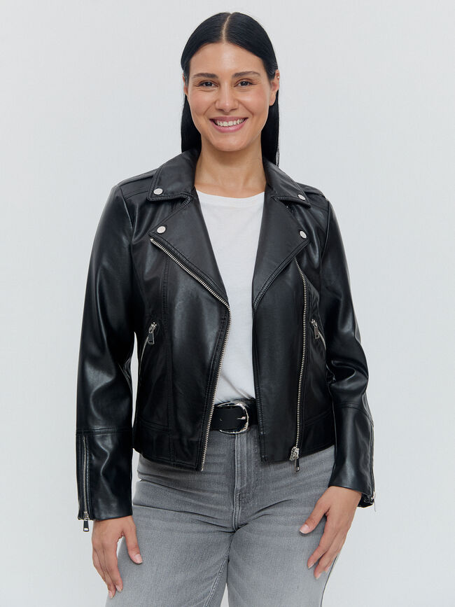 CAZADORA DETALLES CREAMELLERA Negro
