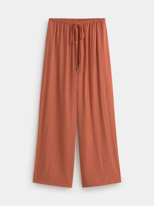 PANTALÓN RÚSTICO BOLSILLOS Rosa Polvo