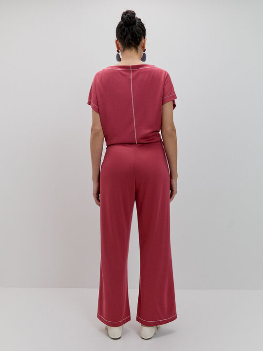 PANTALON ABERTURAS Rojo Cabaret image number null