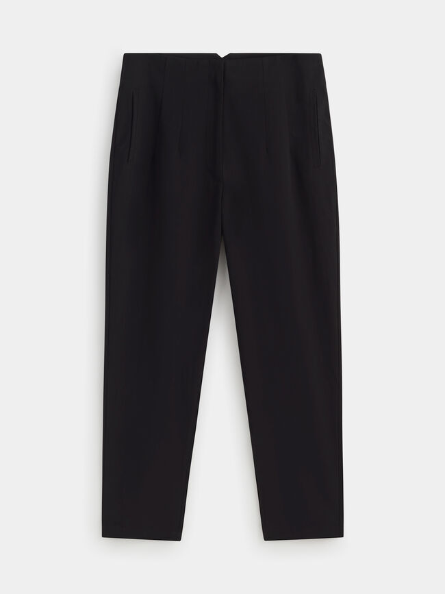 Pantalón de vestir tiro alto Negro