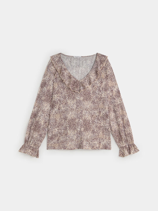 BLUSA VOLANTES Estampado 1 image number null