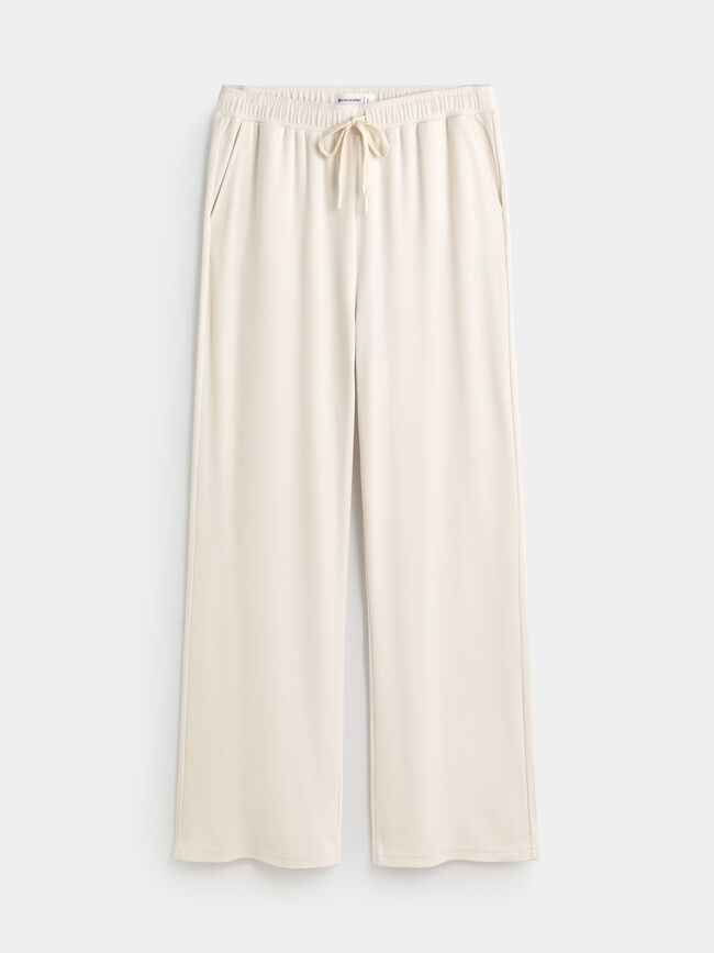 PANTALON CONJUNTO MICROPANA Crudo